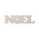 Lettres Noël blanc à paillettes