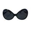 Lunettes noires disco adulte