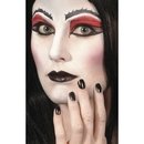 Rouge à lèvre et vernis noir Halloween