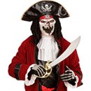 Masque capitaine pirate adulte