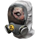 Masque de zombie toxique adulte