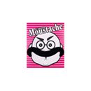 Moustache noire adhésive