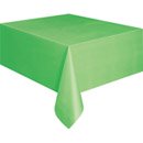 Nappe rectangulaire en plastique vert citron