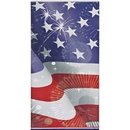 Nappe plastique drapeau americain