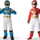 Pack déguisements Power Rangers™ rouge et bleu enfant Coffret