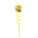 Paille en plastique rigide réutilisable Minions ™