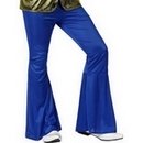 Pantalon disco homme bleu foncé