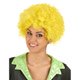 Perruque afro jaune adulte - 140g