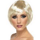 Perruque cabaret courte blonde femme