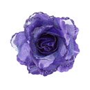 Rose violette pour cheveux femme