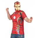 T-Shirt et masque adulte Iron Man movie 2