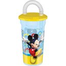 Verre avec paille Mickey